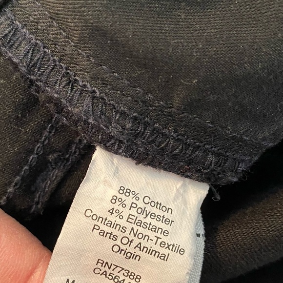 Madewell 9” High Rise Skinny Jean Black - 25 Tall - Picture 6 of 14